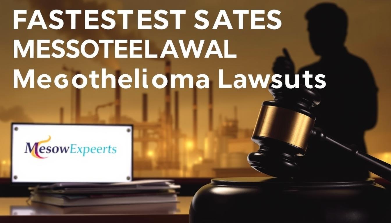 fastest states mesothelioma lawsuits