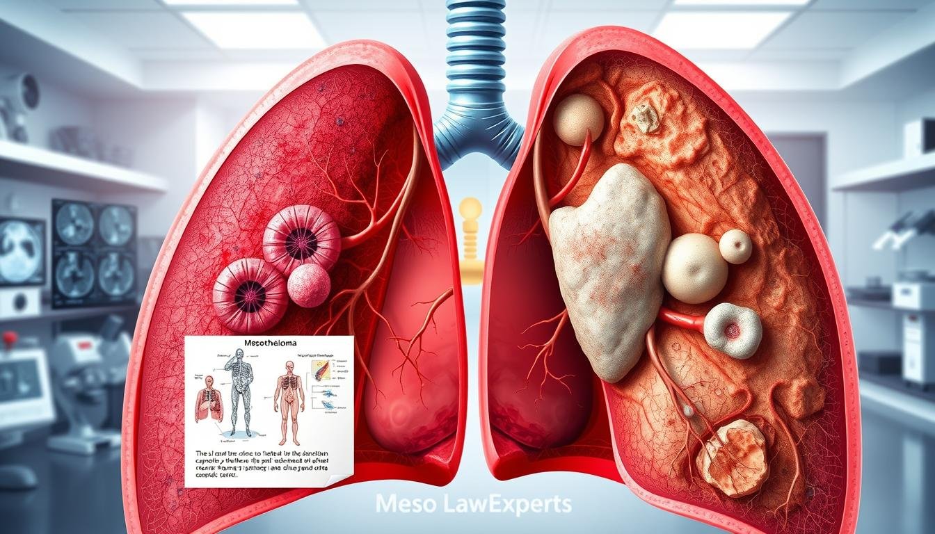 lung cancer vs mesothelioma legal claims