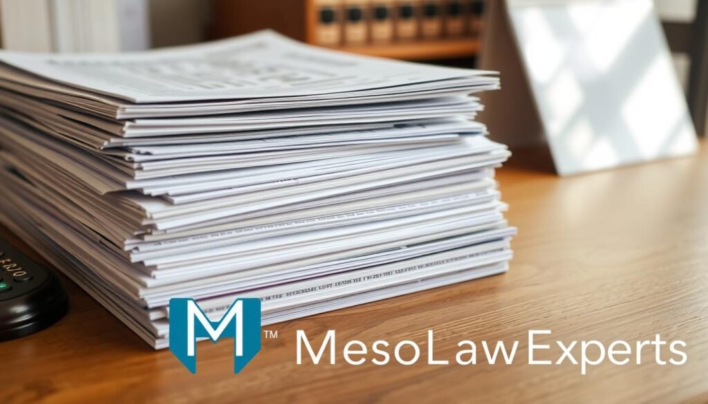 mesothelioma claim documentation